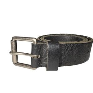 Dickies Men's Black Textured Leather Belt Casual 32